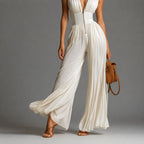 Riviera | Enterizo Blanco Elegante con Escote en V