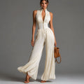 Riviera | Enterizo Blanco Elegante con Escote en V