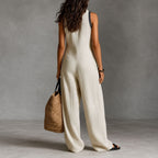 Riviera | Enterizo Elegante sin Mangas con Cuello Alto