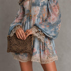 Riviera | Vestido Corto Romántico con Estampado Floral